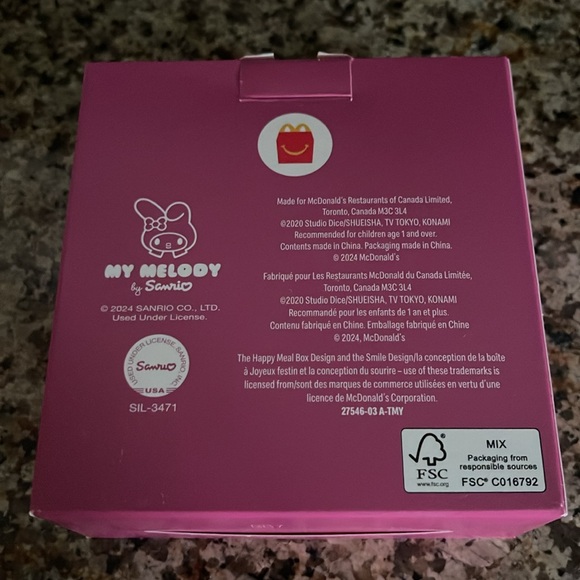 McDonald Sanrio x Yu-Gi-Oh Melody happy meal toy dark magician girl - Picture 2 of 3